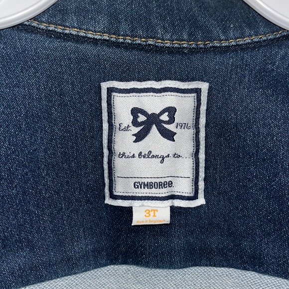 Gymboree Blue Denim Jacket 3t - Picture 6 of 6